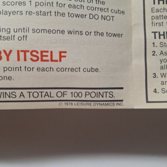 Trac 4 Replacement Cards Levels Vintage Game Speed Memory Matching Patterns - Picture 6 of 7